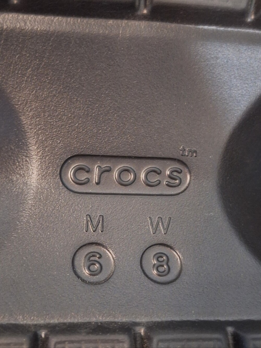 Wednesday Stomp Black & White Platform Crocs - 8 - Picture 11 of 11